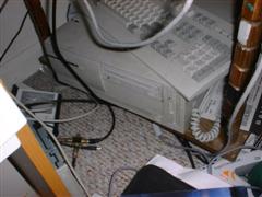 Sitting in the corner... Routing packets.